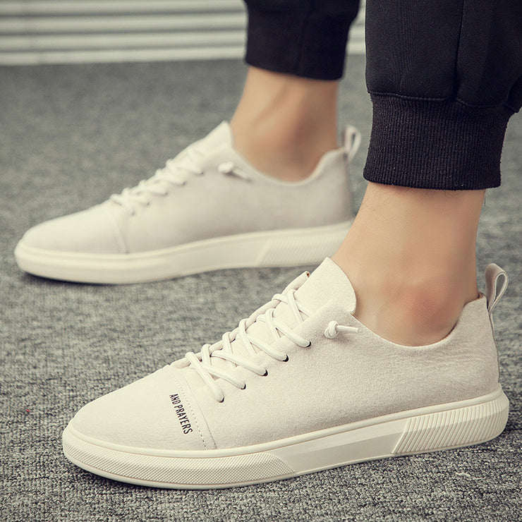 Trendy Joker Cover Sneakers with Breathable Leather