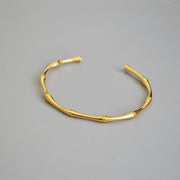 Golden Bamboo Knot Bracelet