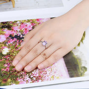 Regal Purple Crystal Ring