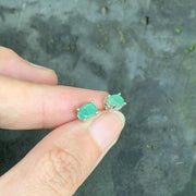 Authentic Emerald Gemstone Earrings