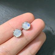 Authentic Natural Moonstone Ear Studs